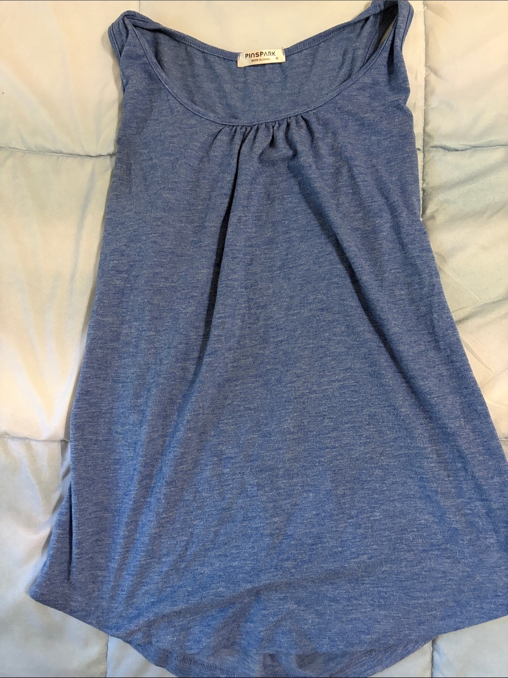 Pinspark Blue A-Line Women's Skirt